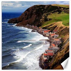 Scotland Crovie Canvas 16  X 16   by trendistuff