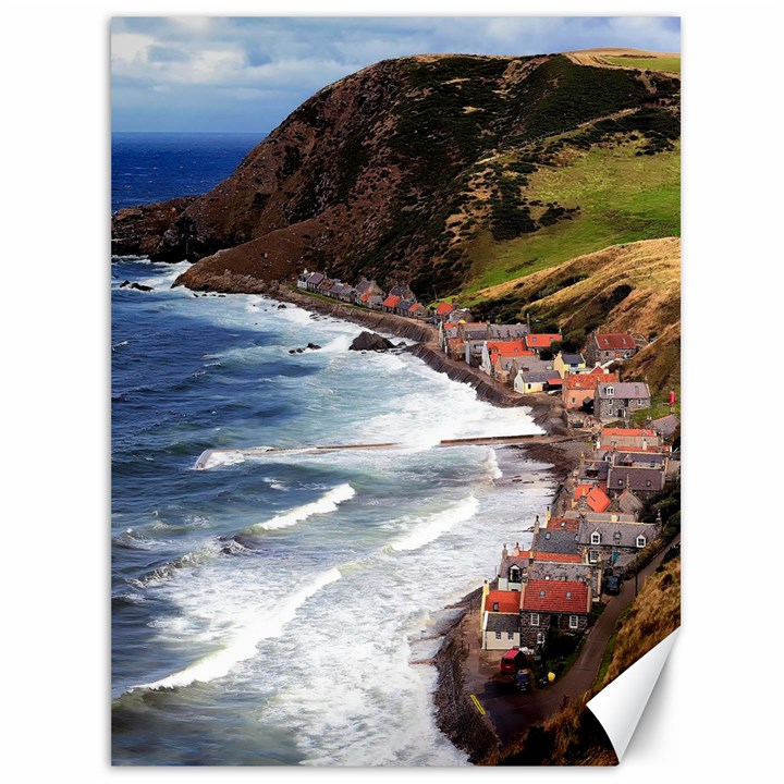 SCOTLAND CROVIE Canvas 36  x 48  