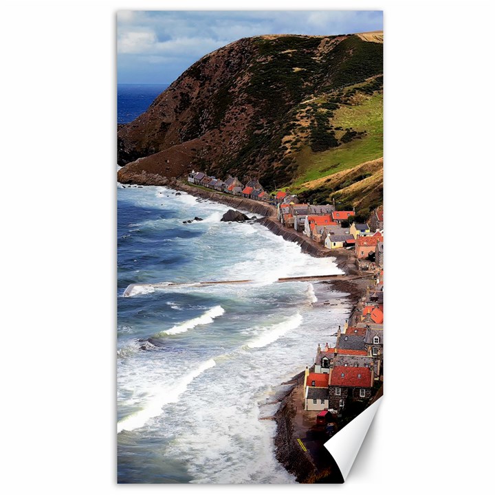 SCOTLAND CROVIE Canvas 40  x 72  