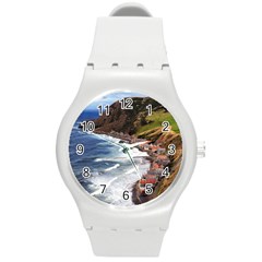 Scotland Crovie Round Plastic Sport Watch (m)