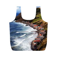 Scotland Crovie Full Print Recycle Bags (m) 