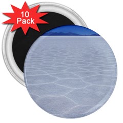 Salt Flats 3  Magnets (10 Pack) 