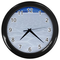 Salt Flats Wall Clocks (black) by trendistuff