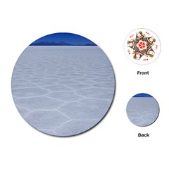 Salt Flats Playing Cards (round) 