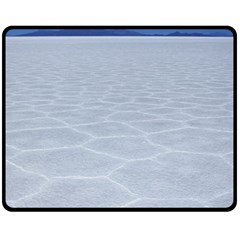 Salt Flats Fleece Blanket (medium)  by trendistuff