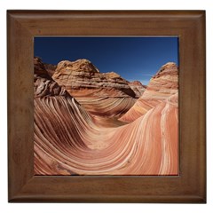 Petrified Sand Dunes Framed Tiles by trendistuff