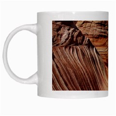 Petrified Sand Dunes White Mugs by trendistuff