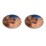 Petrified Sand Dunes Cufflinks (Oval) Front(Pair)