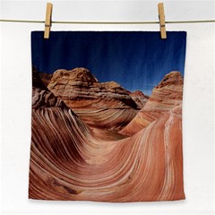 Petrified Sand Dunes Face Towel by trendistuff