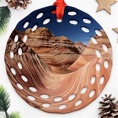 Petrified Sand Dunes Ornament (round Filigree) 