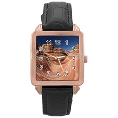 Petrified Sand Dunes Rose Gold Watches by trendistuff