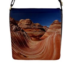 Petrified Sand Dunes Flap Messenger Bag (l)  by trendistuff