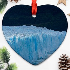 Perito Moreno Glacier Heart Ornament (2 Sides) by trendistuff