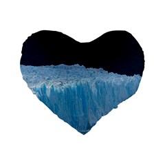 Perito Moreno Glacier Standard 16  Premium Heart Shape Cushions by trendistuff