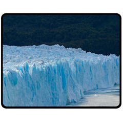 Perito Moreno Glacier Double Sided Fleece Blanket (medium)  by trendistuff