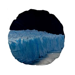 Perito Moreno Glacier Standard 15  Premium Flano Round Cushions by trendistuff