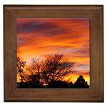 ORANGE SUNSET Framed Tiles