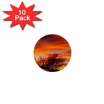 ORANGE SUNSET 1  Mini Buttons (10 pack) 