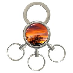 Orange Sunset 3-ring Key Chains by trendistuff