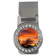 Orange Sunset Money Clips (cz)  by trendistuff