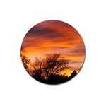 ORANGE SUNSET Magnet 3  (Round)