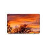 ORANGE SUNSET Magnet (Name Card)