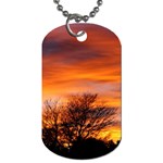 ORANGE SUNSET Dog Tag (One Side)