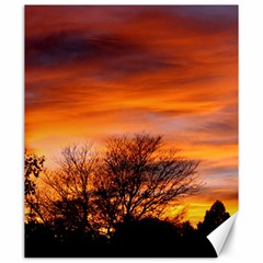 Orange Sunset Canvas 20  X 24   by trendistuff