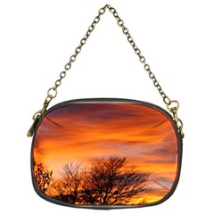 Orange Sunset Chain Purses (one Side)  by trendistuff