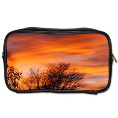 Orange Sunset Toiletries Bags 2-side by trendistuff