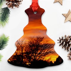 Orange Sunset Ornament (christmas Tree)