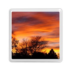 Orange Sunset Memory Card Reader (square) 