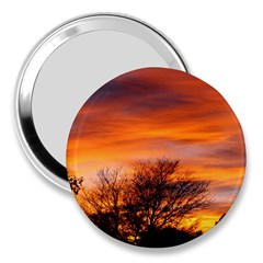 Orange Sunset 3  Handbag Mirrors