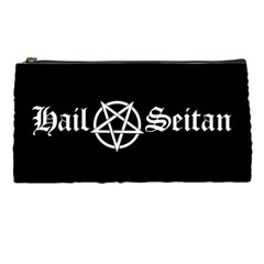 Hail Seitan Pencil Cases by waywardmuse