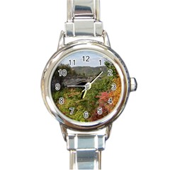 Natural Arch Round Italian Charm Watches by trendistuff