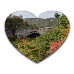 Natural Arch Heart Mousepads