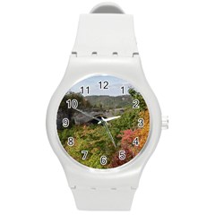 Natural Arch Round Plastic Sport Watch (m) by trendistuff