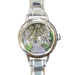 Dark Hedges, Ireland Round Italian Charm Watches by trendistuff