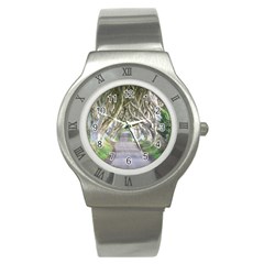 Dark Hedges, Ireland Stainless Steel Watches by trendistuff