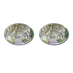 Dark Hedges, Ireland Cufflinks (oval) by trendistuff