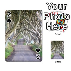 Dark Hedges, Ireland Playing Cards 54 Designs  by trendistuff