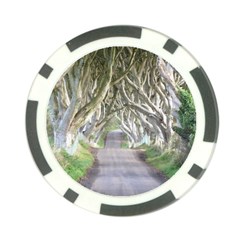 Dark Hedges, Ireland Poker Chip Card Guards by trendistuff