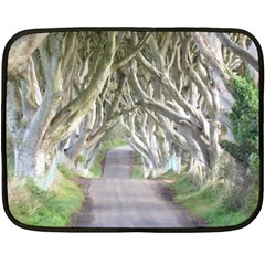 Dark Hedges, Ireland Double Sided Fleece Blanket (mini) 