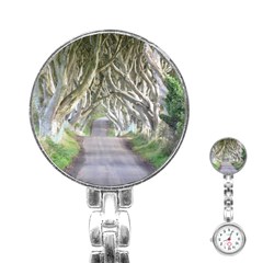 Dark Hedges, Ireland Stainless Steel Nurses Watches by trendistuff