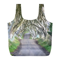 Dark Hedges, Ireland Full Print Recycle Bags (l)  by trendistuff