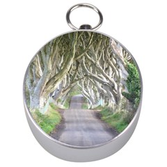 Dark Hedges, Ireland Silver Compasses by trendistuff