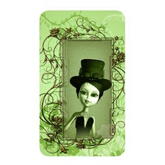 Cute Girl With Steampunk Hat And Floral Elements Memory Card Reader by FantasyWorld7