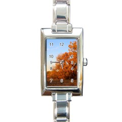 Beautiful Autumn Day Rectangle Italian Charm Watches by trendistuff