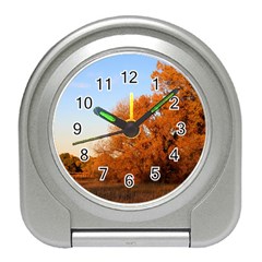 Beautiful Autumn Day Travel Alarm Clocks by trendistuff