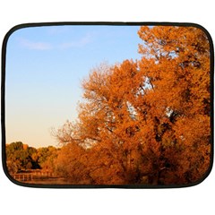 Beautiful Autumn Day Fleece Blanket (mini)